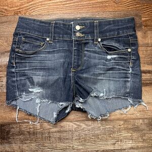 Paige Distressed Denim Women Shorts